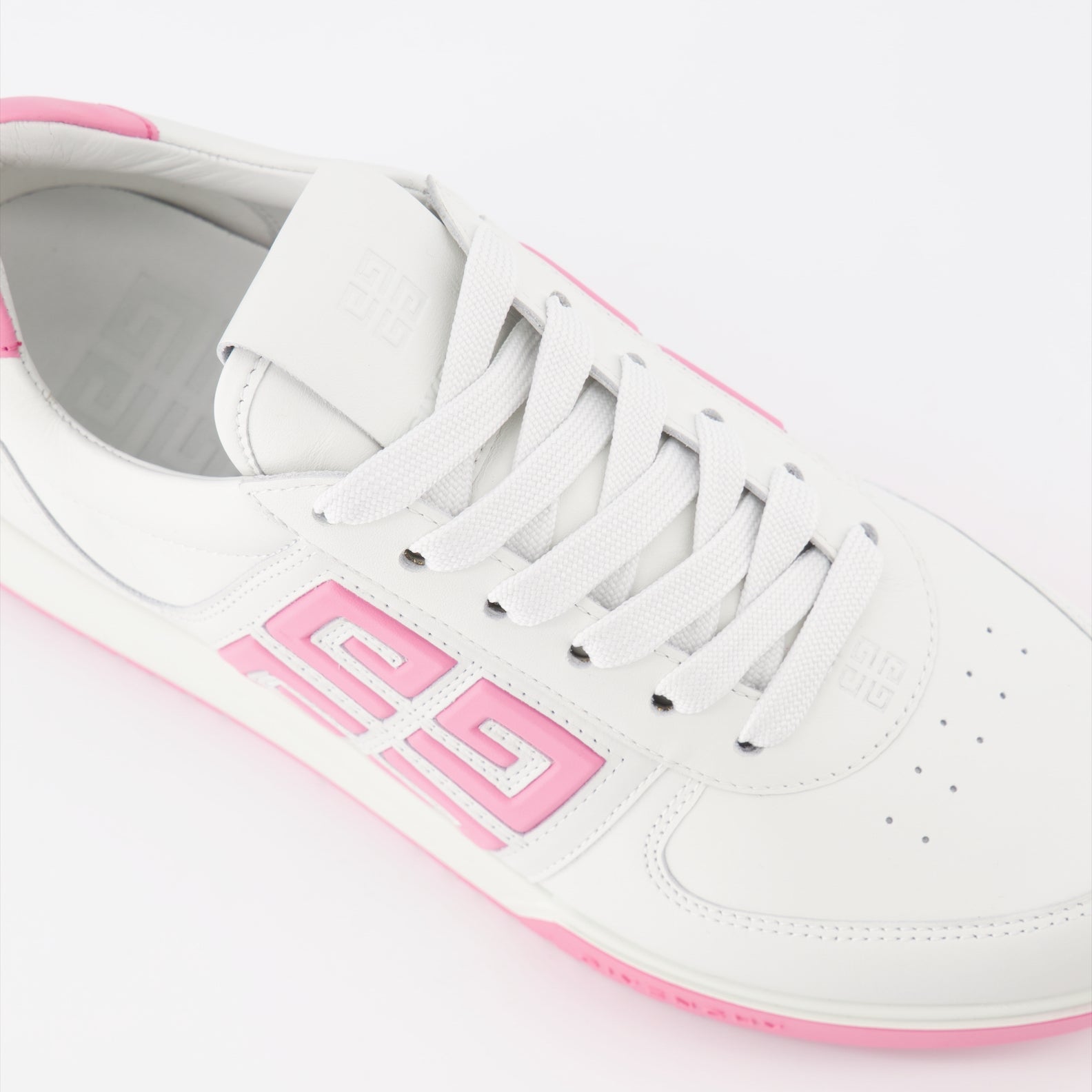 Givenchy, Women's Sneakers, Luxury Footwear, White & Pink Sneakers, Designer Shoes