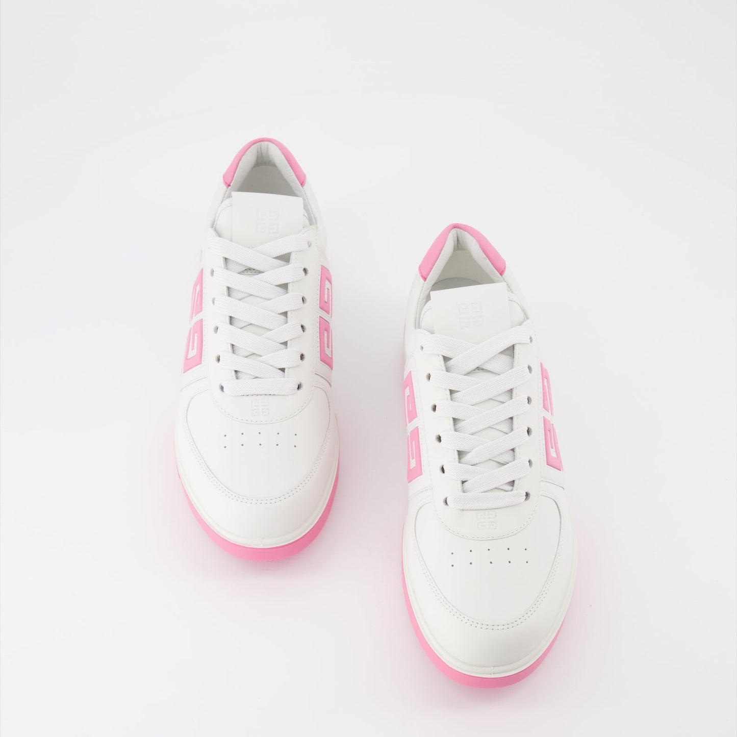 Givenchy, Women's Sneakers, Luxury Footwear, White & Pink Sneakers, Designer Shoes