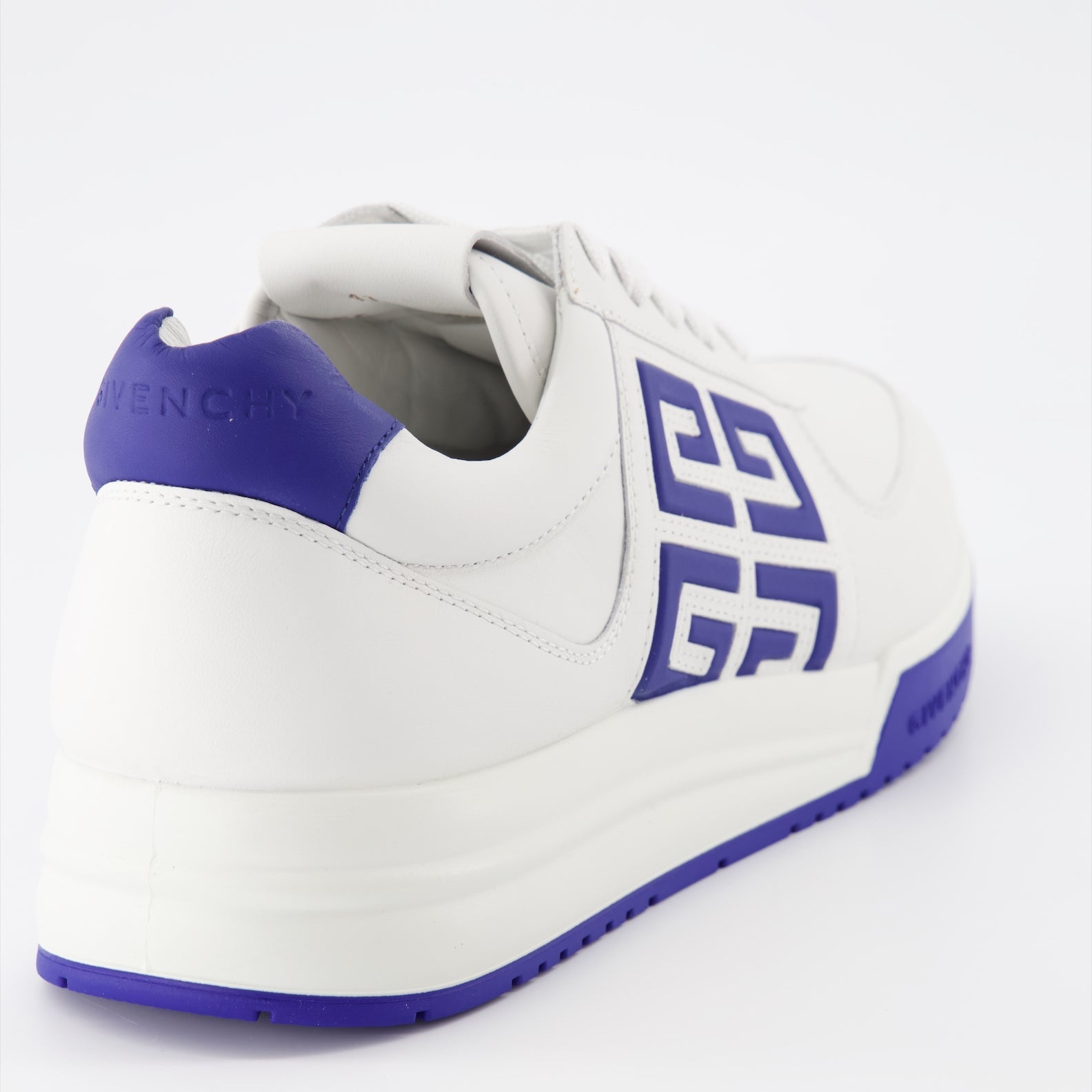 Givenchy sneakers, luxury men's footwear, blue and white sneakers, high-end sneakers, men's designer shoes