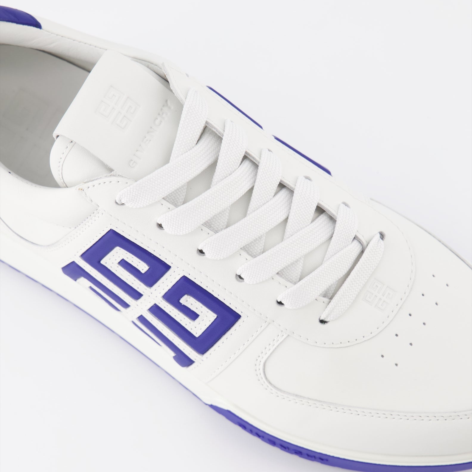 Givenchy sneakers, luxury men's footwear, blue and white sneakers, high-end sneakers, men's designer shoes