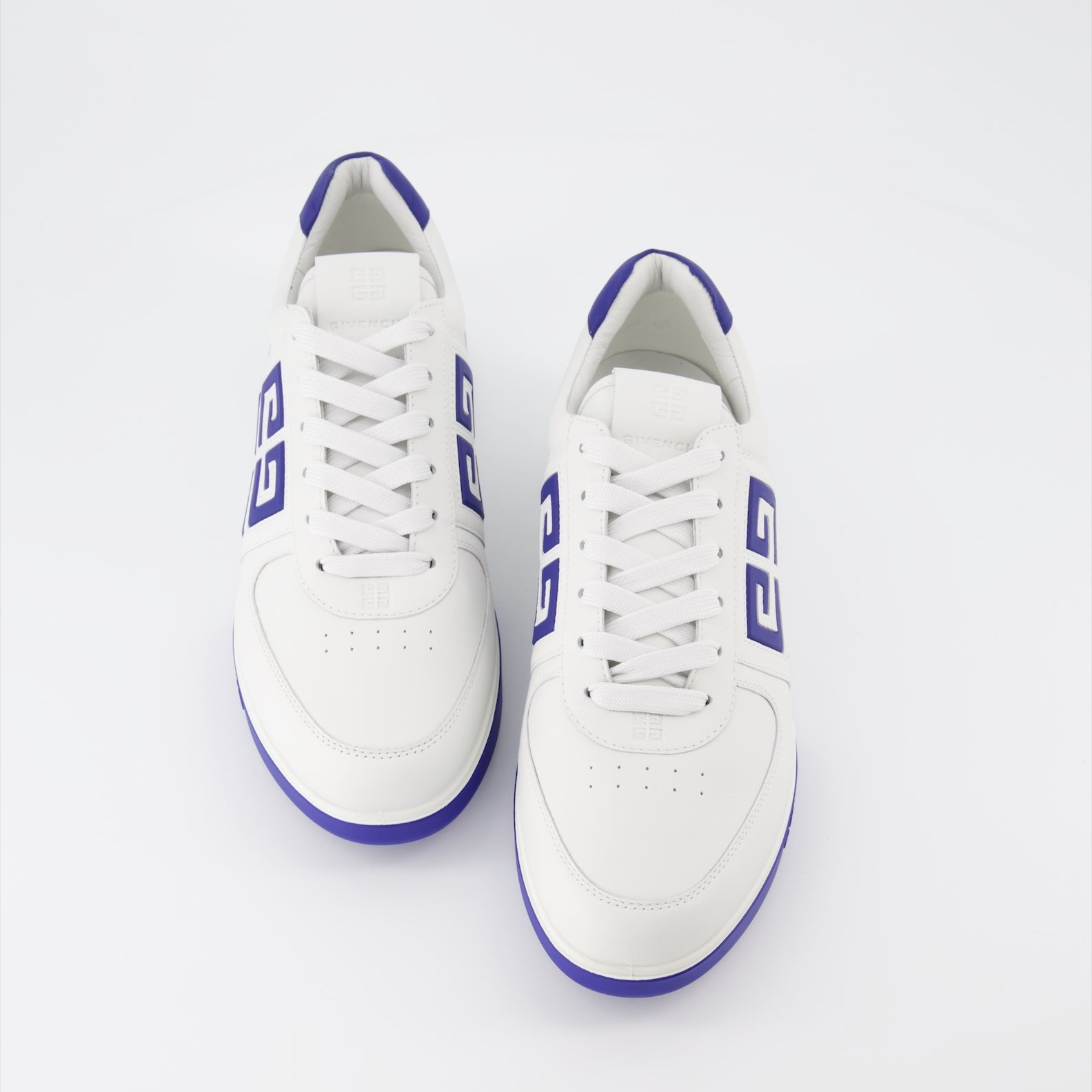 Givenchy sneakers, luxury men's footwear, blue and white sneakers, high-end sneakers, men's designer shoes