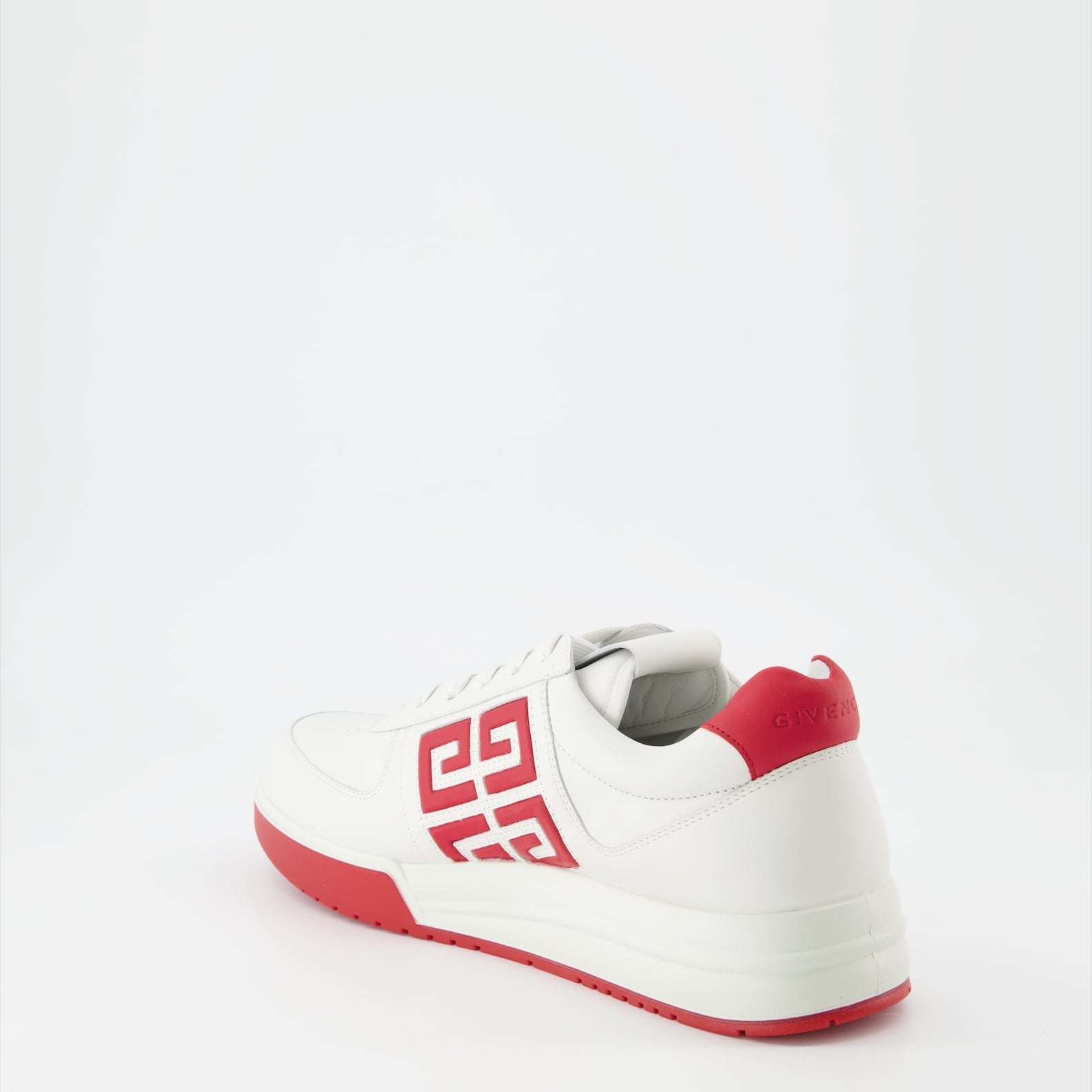 Givenchy sneakers, luxury men's footwear, red and white leather sneakers, 4G Givenchy, high-end men's fashion