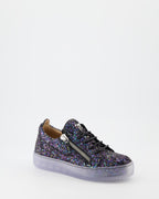 Giuseppe Zanotti, Glitter Sneakers, Luxury Footwear, Women's Fashion, High-end Sneakers