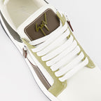 Giuseppe Zanotti, GZ94 sneakers, Khaki sneakers, Luxury men's footwear, Designer sneakers