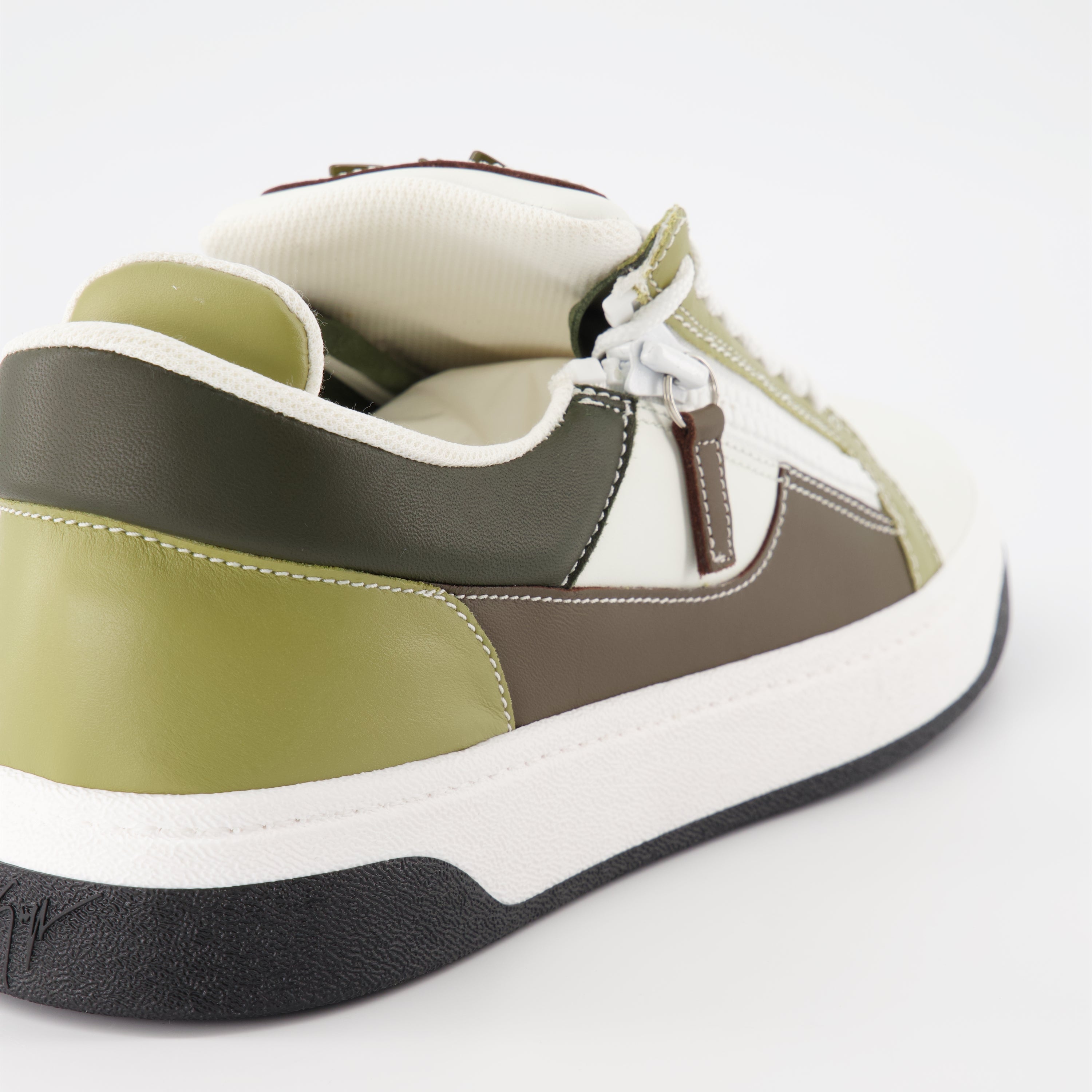 Giuseppe Zanotti, GZ94 sneakers, Khaki sneakers, Luxury men's footwear, Designer sneakers