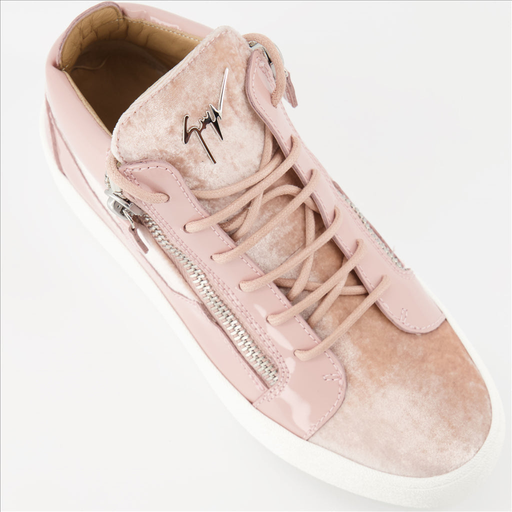 Giuseppe Zanotti, Kriss Sneakers, Rose Sneakers, Women's Luxury Shoes, Designer Footwear