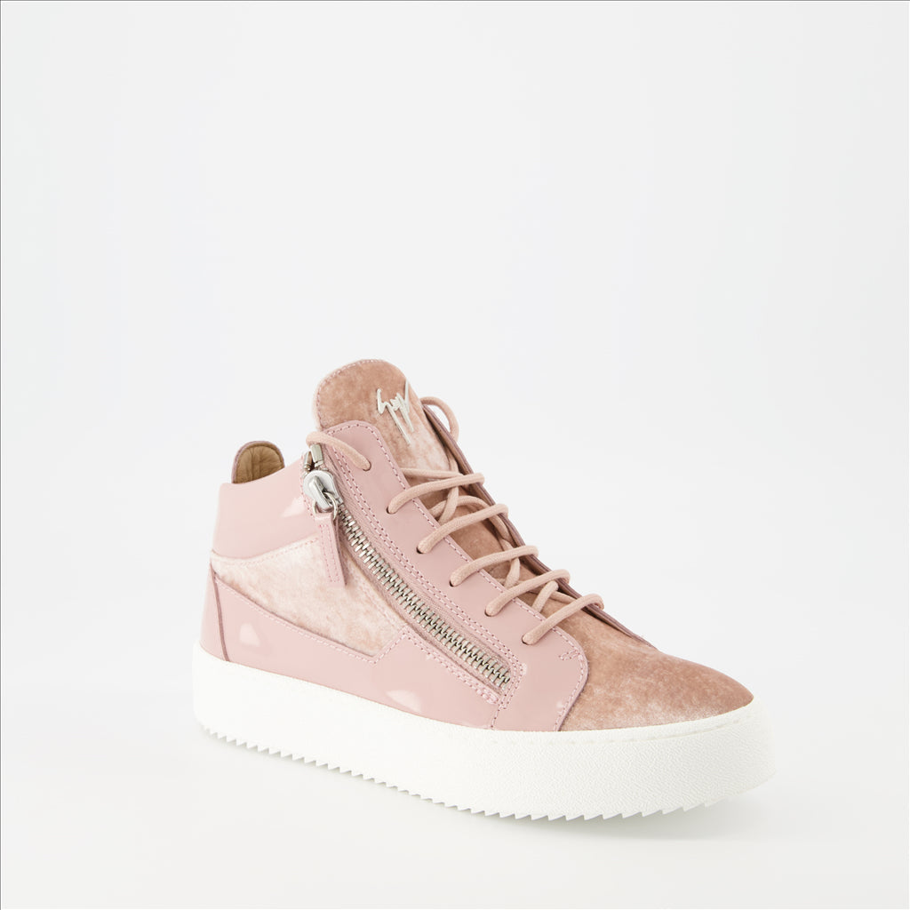 Giuseppe Zanotti, Kriss Sneakers, Rose Sneakers, Women's Luxury Shoes, Designer Footwear