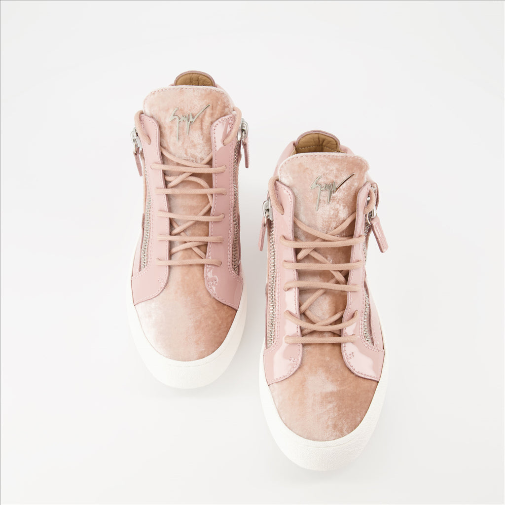 Giuseppe Zanotti, Kriss Sneakers, Rose Sneakers, Women's Luxury Shoes, Designer Footwear