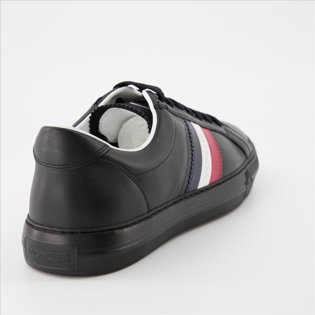 - New Monaco Black Sneakers
- Moncler Men's Shoes
- Chic Urban Style
- Luxury Sneakers
- Elegant Comfort