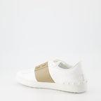 Valentino Garavani sneakers, luxury men's sneakers, beige-white sneakers, designer footwear, high-end fashion