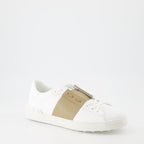 Valentino Garavani sneakers, luxury men's sneakers, beige-white sneakers, designer footwear, high-end fashion