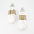 Valentino Garavani sneakers, luxury men's sneakers, beige-white sneakers, designer footwear, high-end fashion