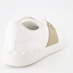 Valentino Garavani sneakers, luxury men's sneakers, beige-white sneakers, designer footwear, high-end fashion