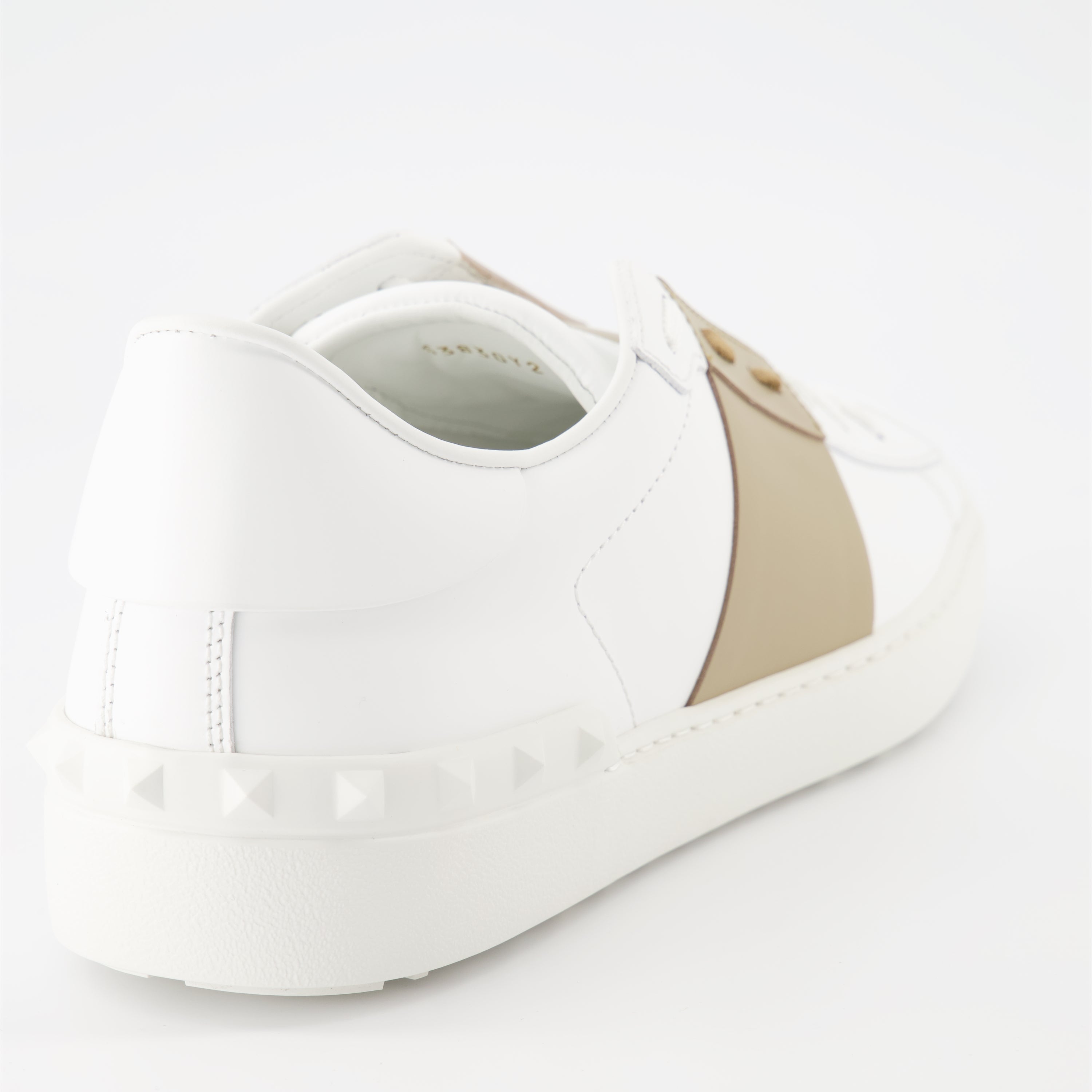 Valentino Garavani sneakers, luxury men's sneakers, beige-white sneakers, designer footwear, high-end fashion