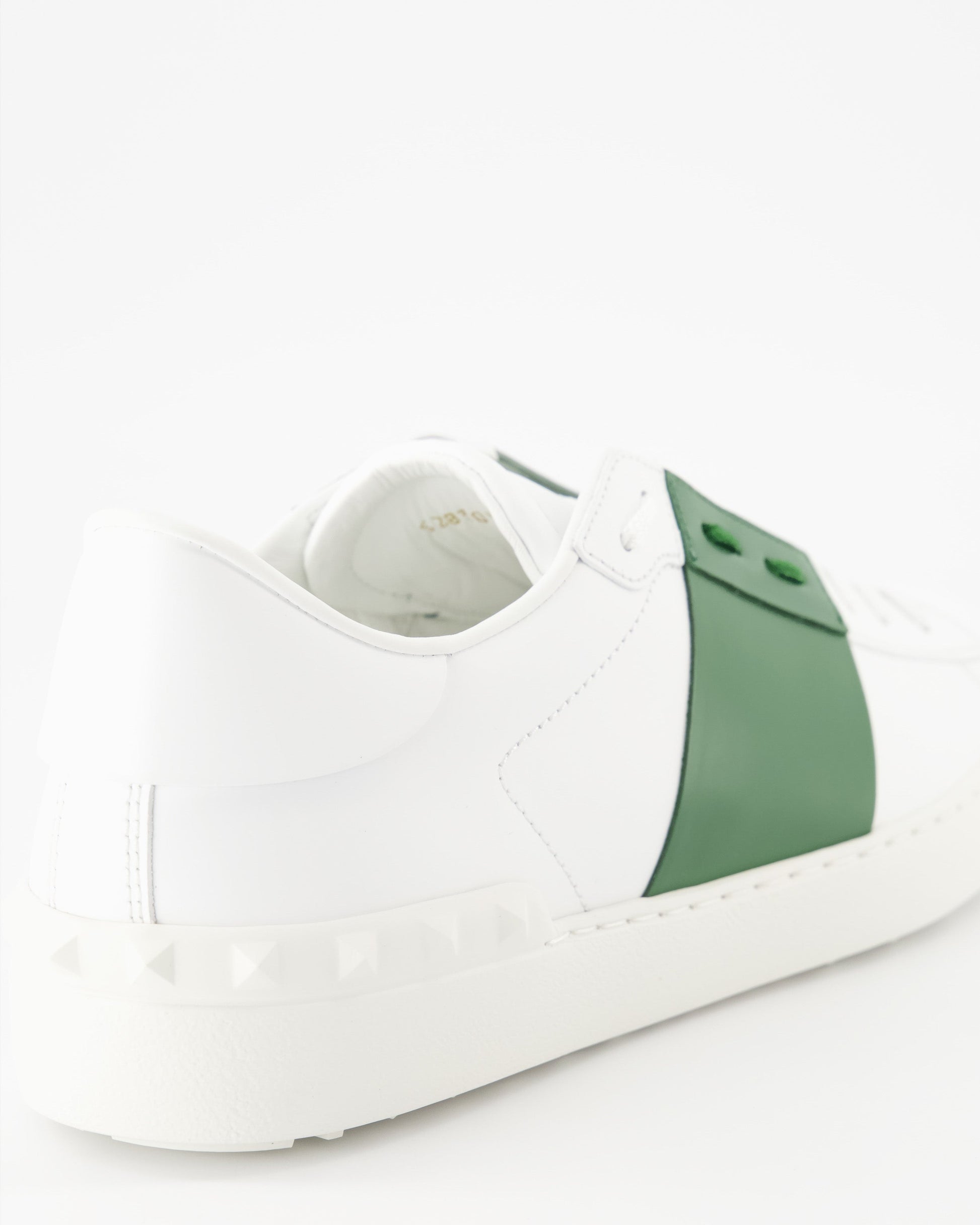 Valentino Garavani, white-green sneakers, luxury, elegant, comfort