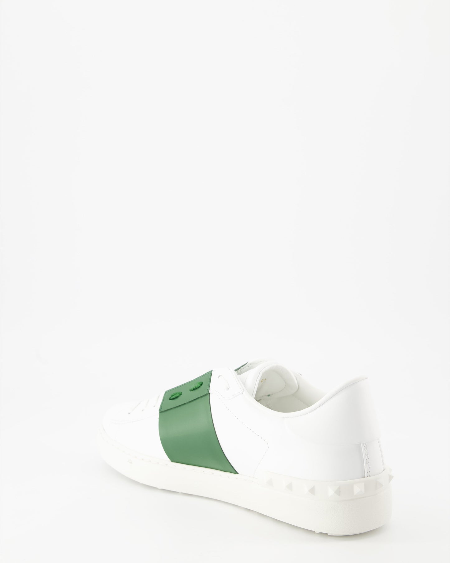 Valentino Garavani, white-green sneakers, luxury, elegant, comfort