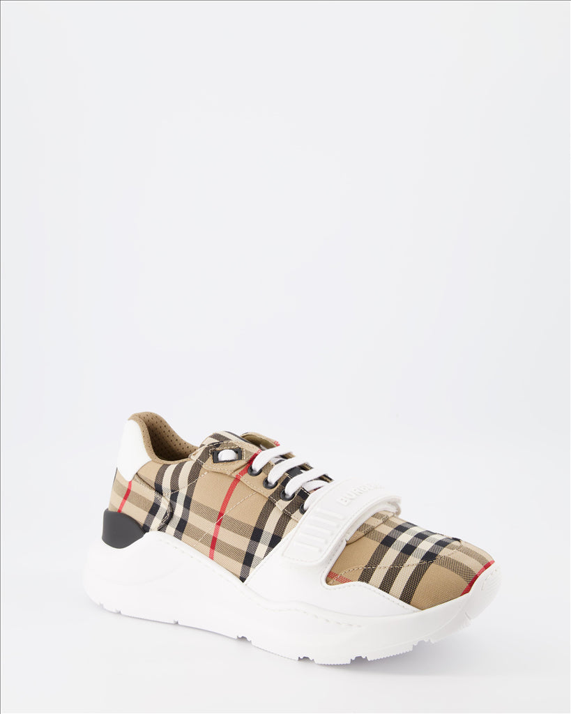 Burberry sneakers, Ramsey Beige Sneakers, men’s luxury shoes, designer sneakers, high-end sneakers