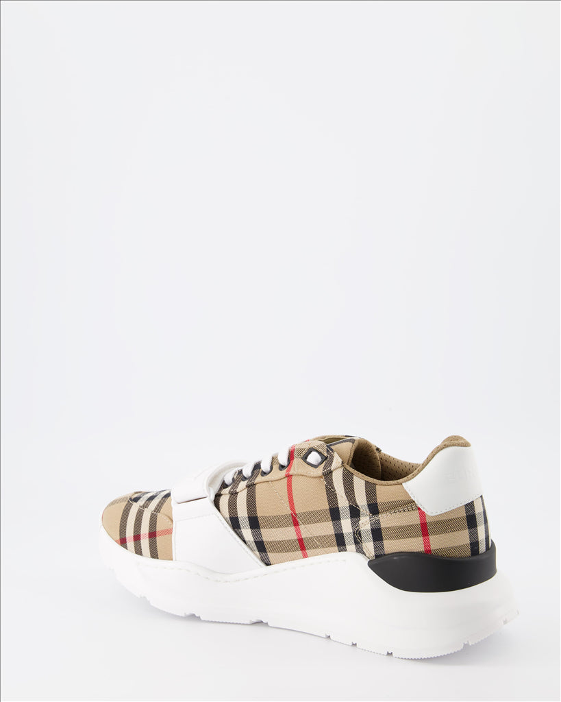 Burberry sneakers, Ramsey Beige Sneakers, men’s luxury shoes, designer sneakers, high-end sneakers