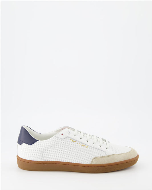 Saint Laurent, White Sneakers, Men's Shoes, Luxury, Sleek Design