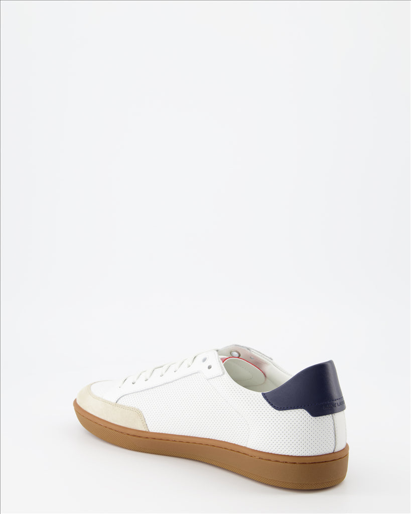 Saint Laurent, White Sneakers, Men's Shoes, Luxury, Sleek Design