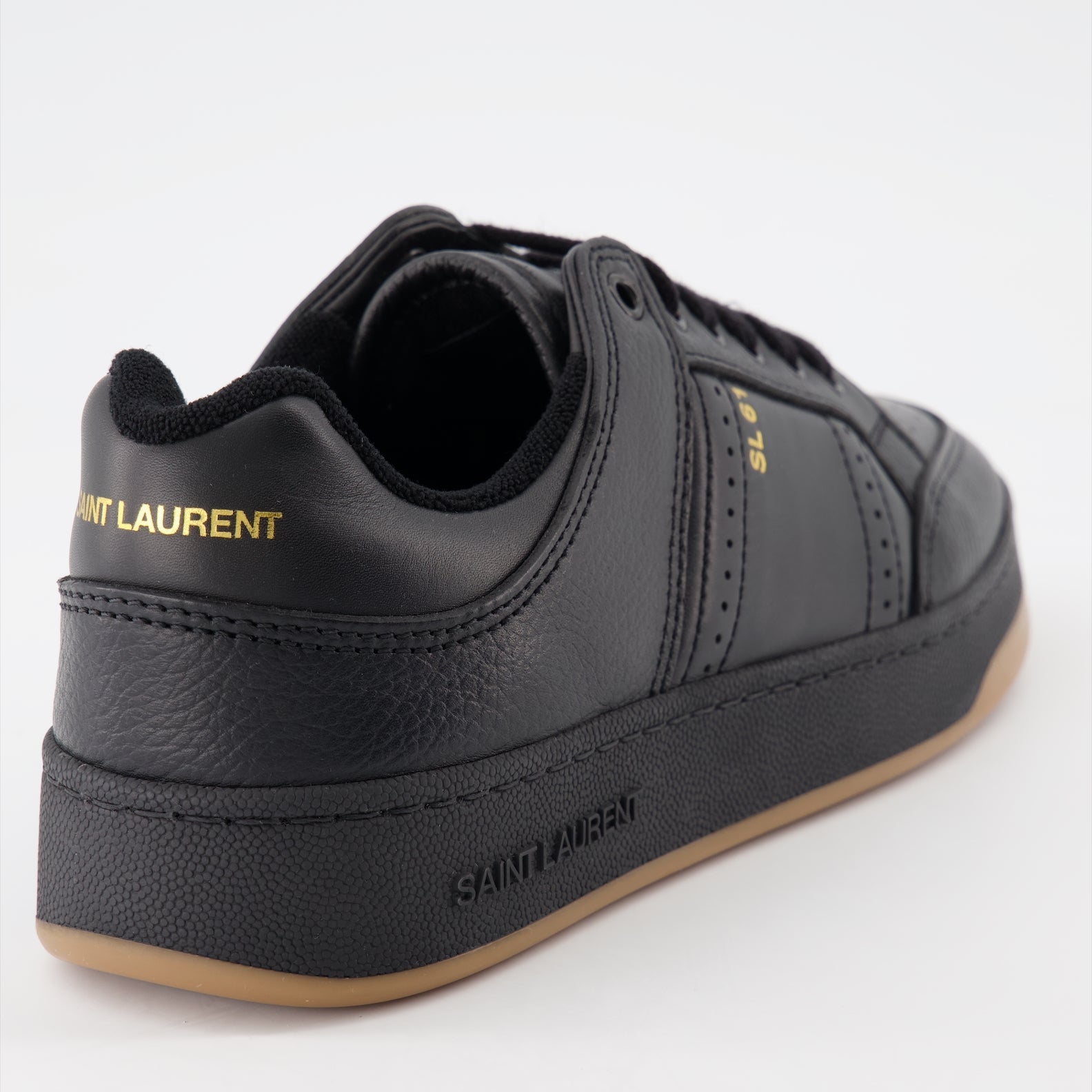 Saint Laurent sneakers, black SL61, luxury footwear, men's designer shoes, elegant men's sneakers