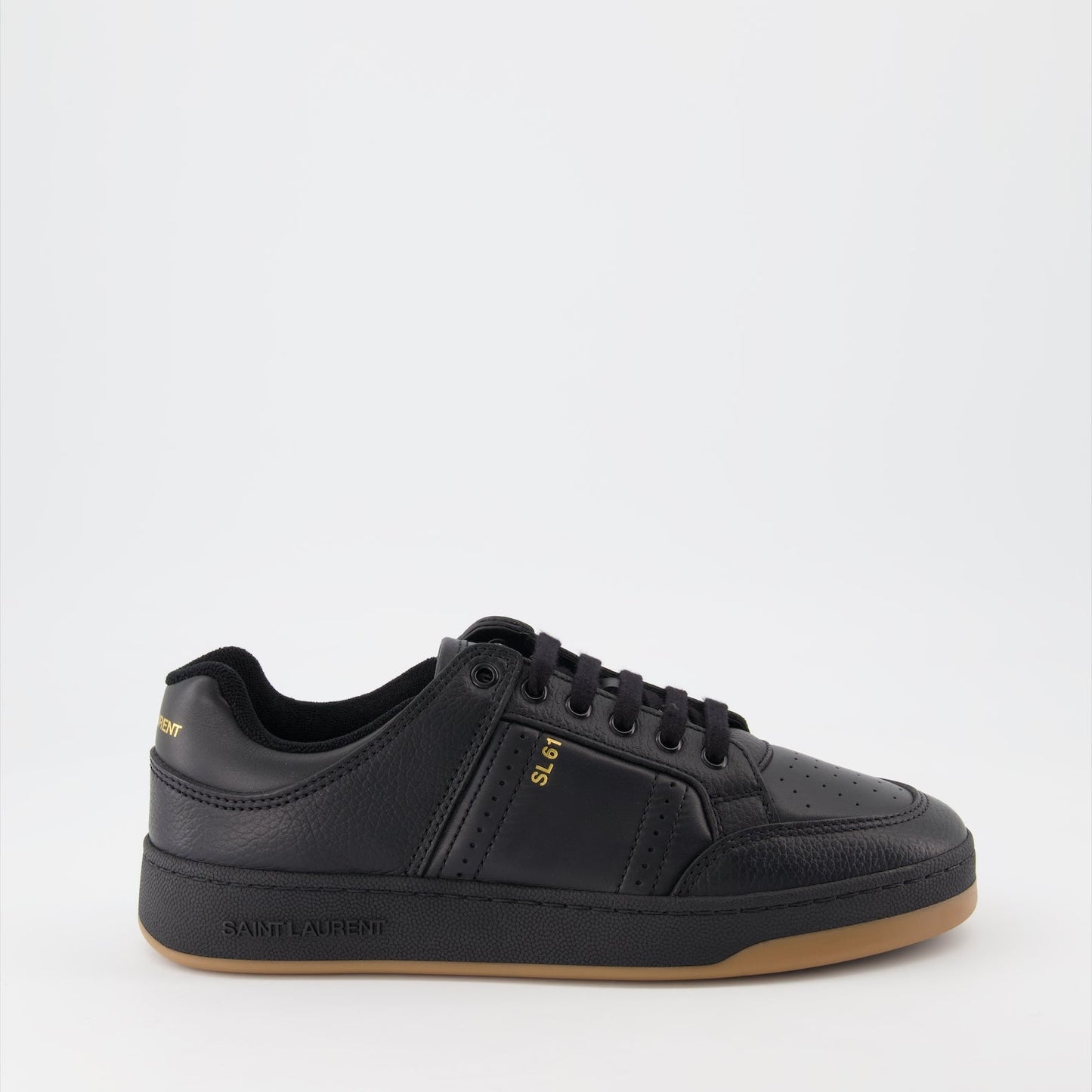 Saint Laurent sneakers, black SL61, luxury footwear, men's designer shoes, elegant men's sneakers