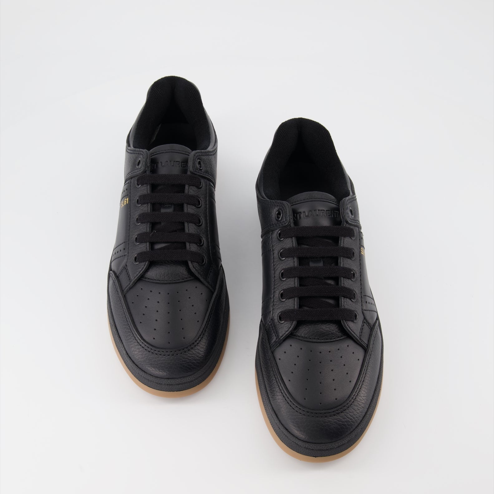 Saint Laurent sneakers, black SL61, luxury footwear, men's designer shoes, elegant men's sneakers