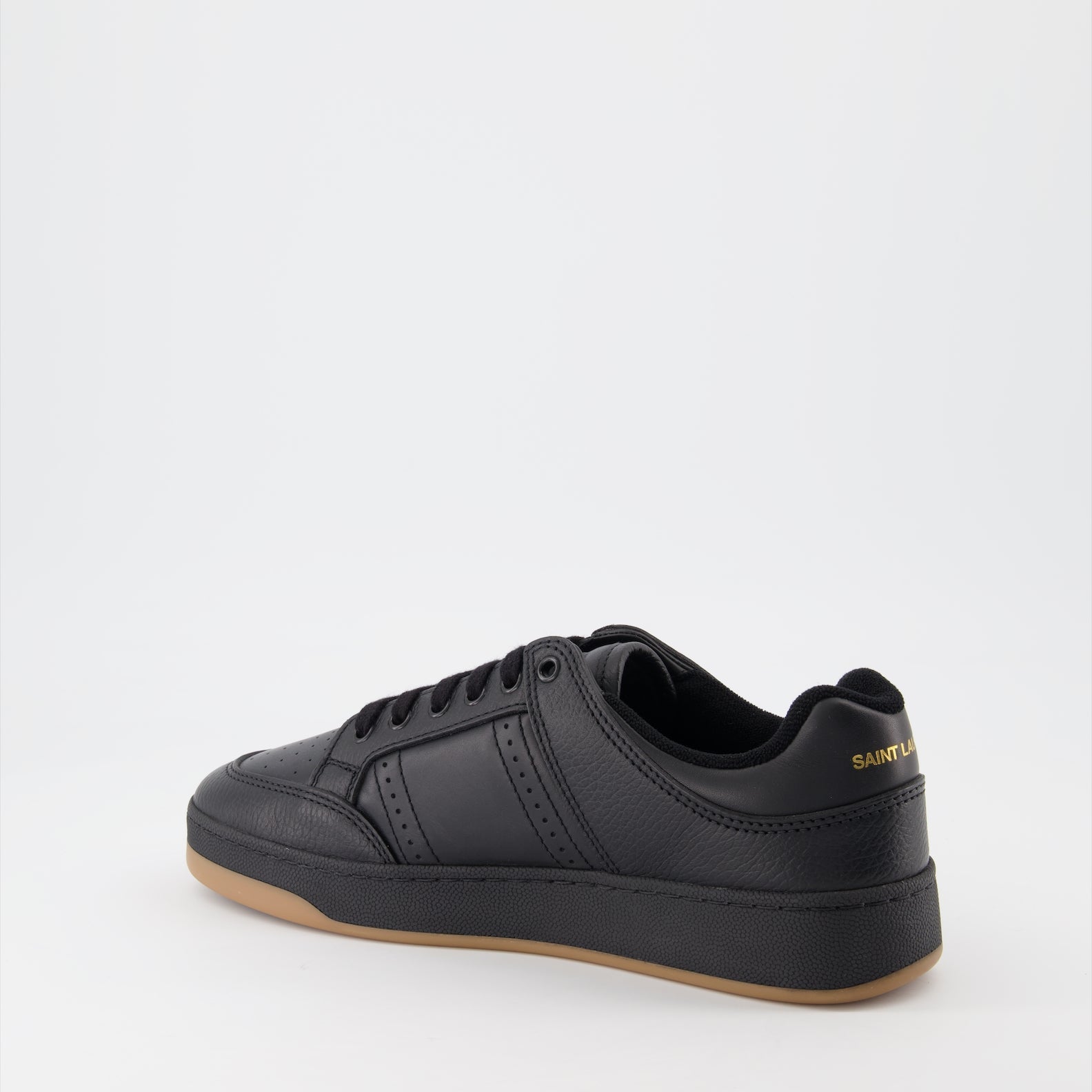 Saint Laurent sneakers, black SL61, luxury footwear, men's designer shoes, elegant men's sneakers