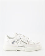White sneakers, Valentino Garavani, men's shoes, sleek design, high-end style