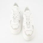 Valentino Garavani, luxury sneakers, white mesh, women's shoes, high-end fashion