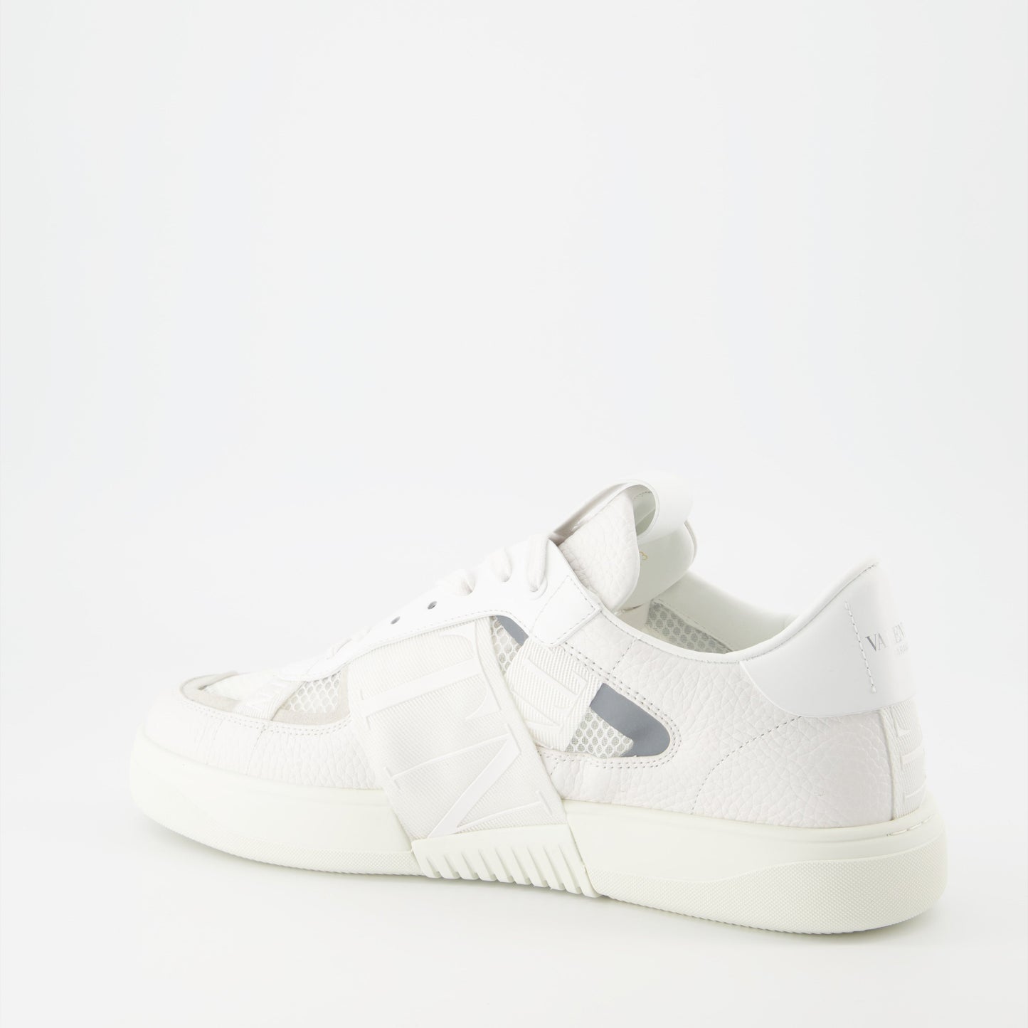 Valentino Garavani, luxury sneakers, white mesh, women's shoes, high-end fashion