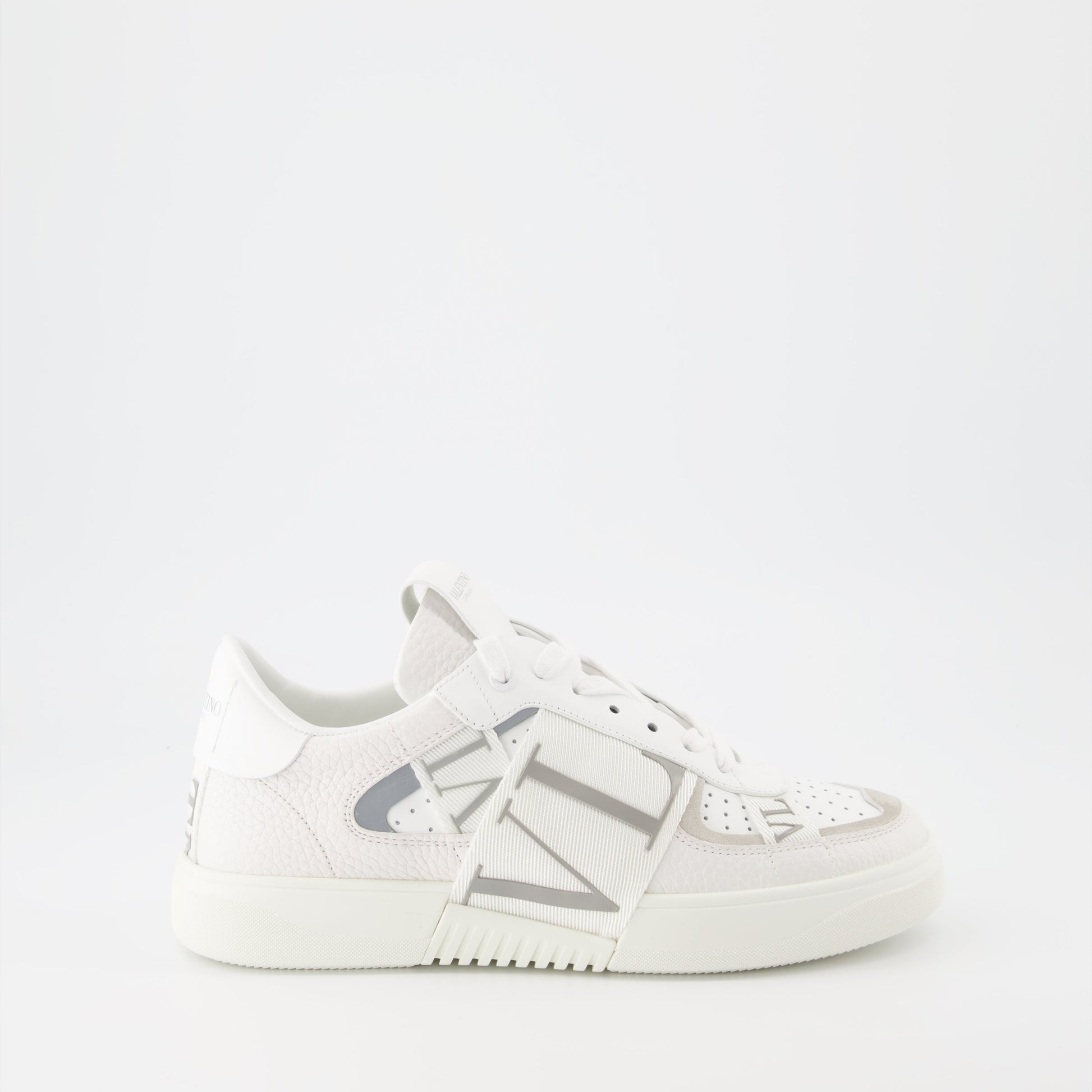 Valentino Garavani, luxury sneakers, VL7N, grey-white sneakers, women's fashion