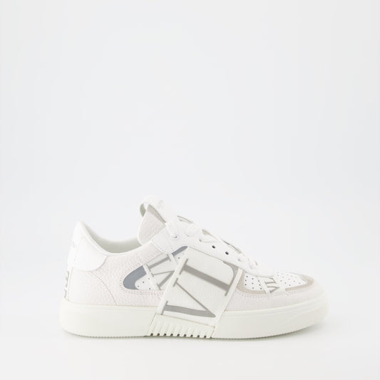 Valentino Garavani, luxury sneakers, VL7N, grey-white sneakers, women's fashion