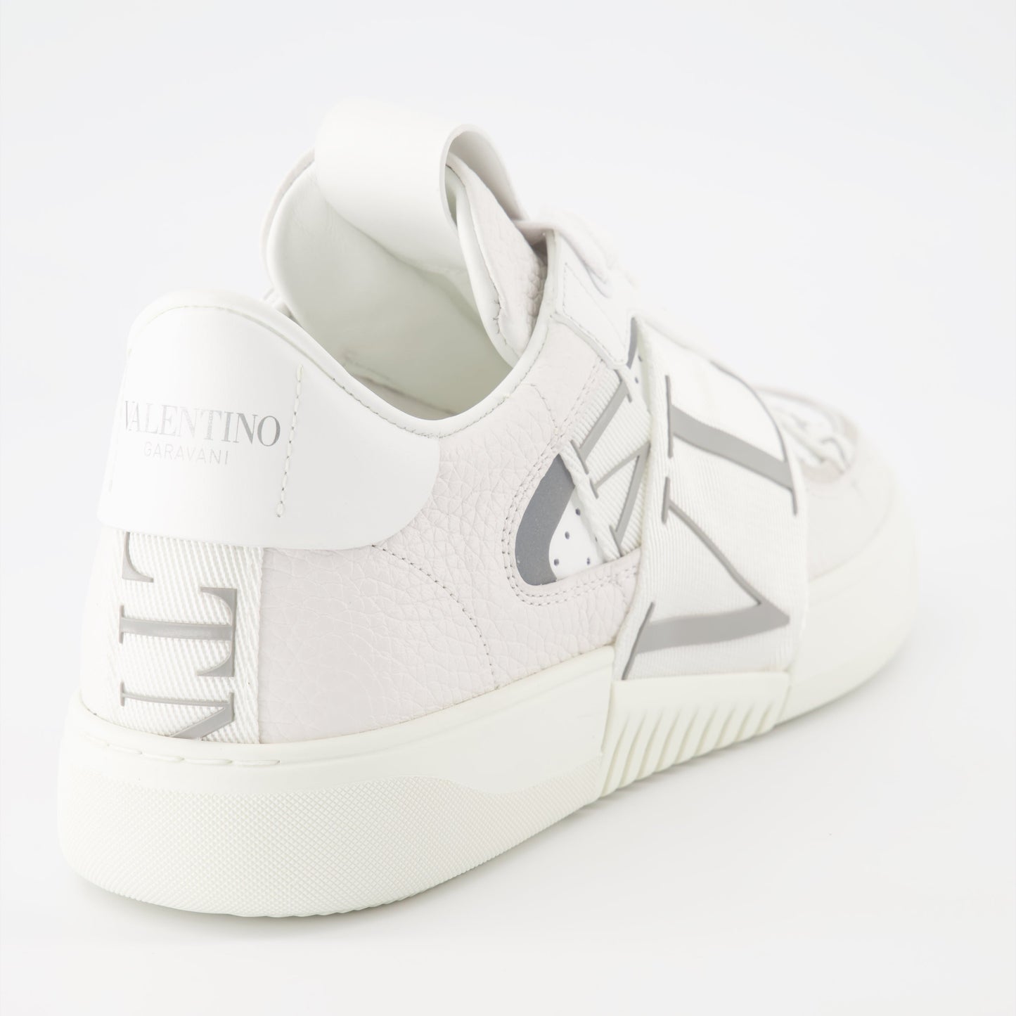 Valentino Garavani, luxury sneakers, VL7N, grey-white sneakers, women's fashion