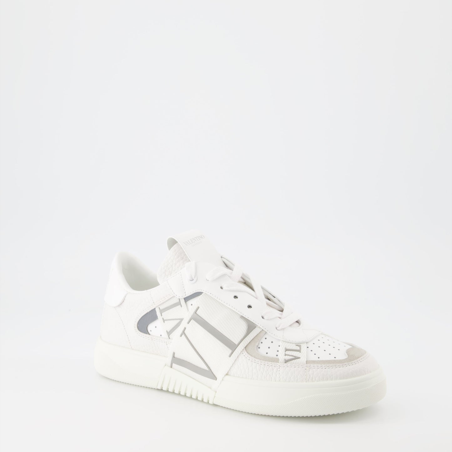 Valentino Garavani, luxury sneakers, VL7N, grey-white sneakers, women's fashion