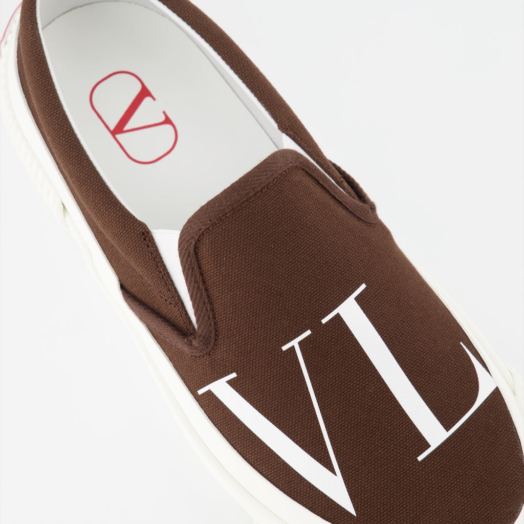Valentino Garavani, VLTN sneakers, luxury footwear, fabric sneakers, designer sneakers
