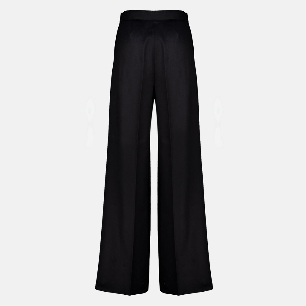 Pantalones Negros de Pierna Ancha