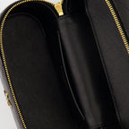 Gaby Vanity Case, Saint Laurent handbag, lambskin leather bag, designer vanity case, fashion accessory