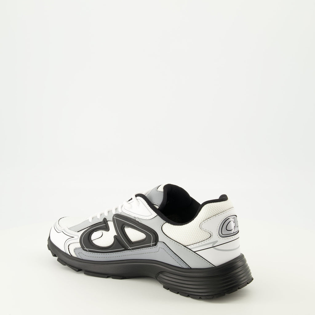 Immagine delle Sneakers Grigie B30 di Dior per Uomo - Stagione Primavera-Estate 2026 - Vista Posteriore Destra in Tre Quarti