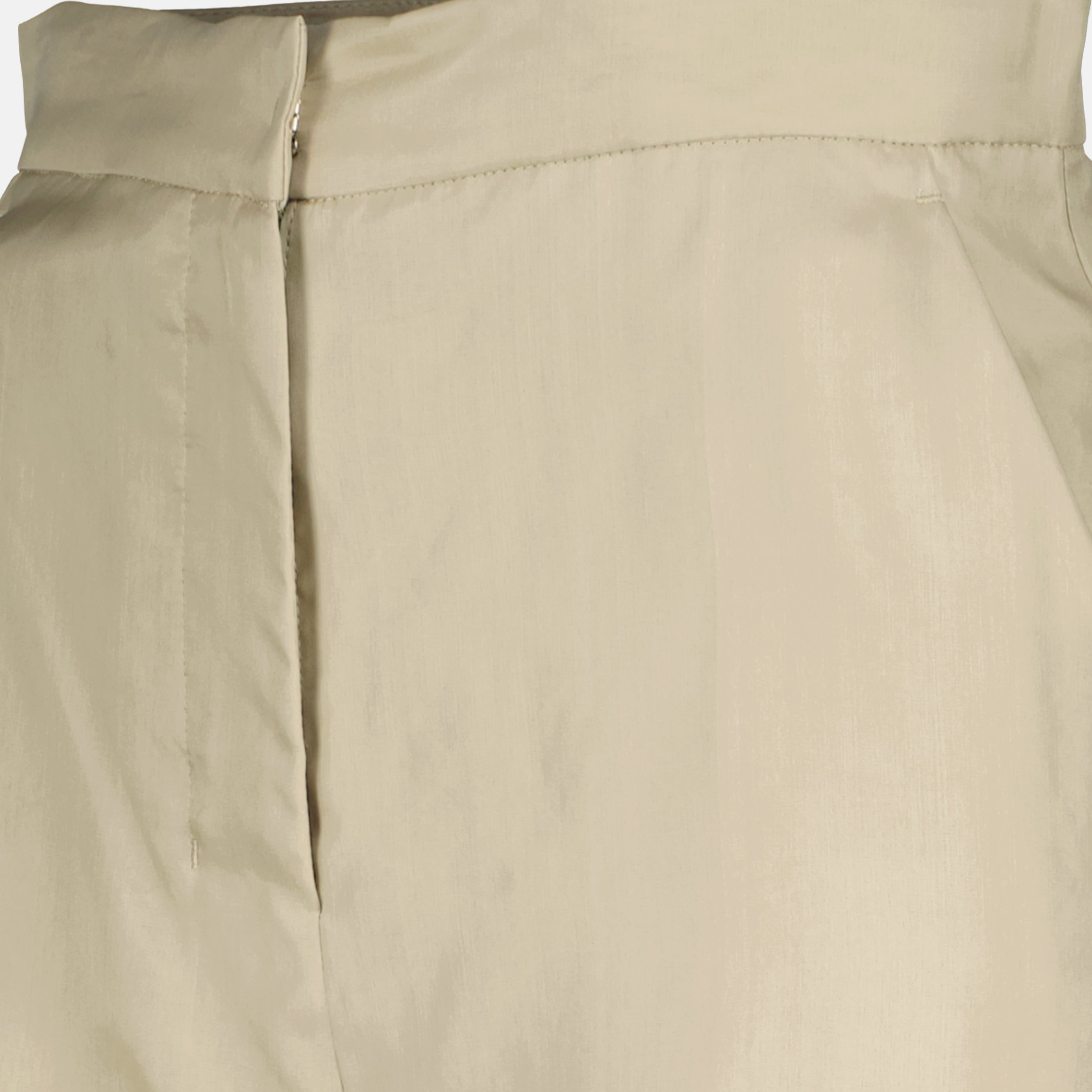 Pantalons en Soie Organza Beige