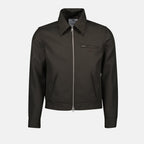 Image of Brown Retro Signature Jacket by Courrèges for Men - Season Autumn-Winter 2024 - Front View