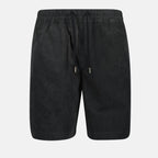 Image of Black Cotton Shorts Maxe by Iro for Men - Season Spring-Summer 2025 - Front View