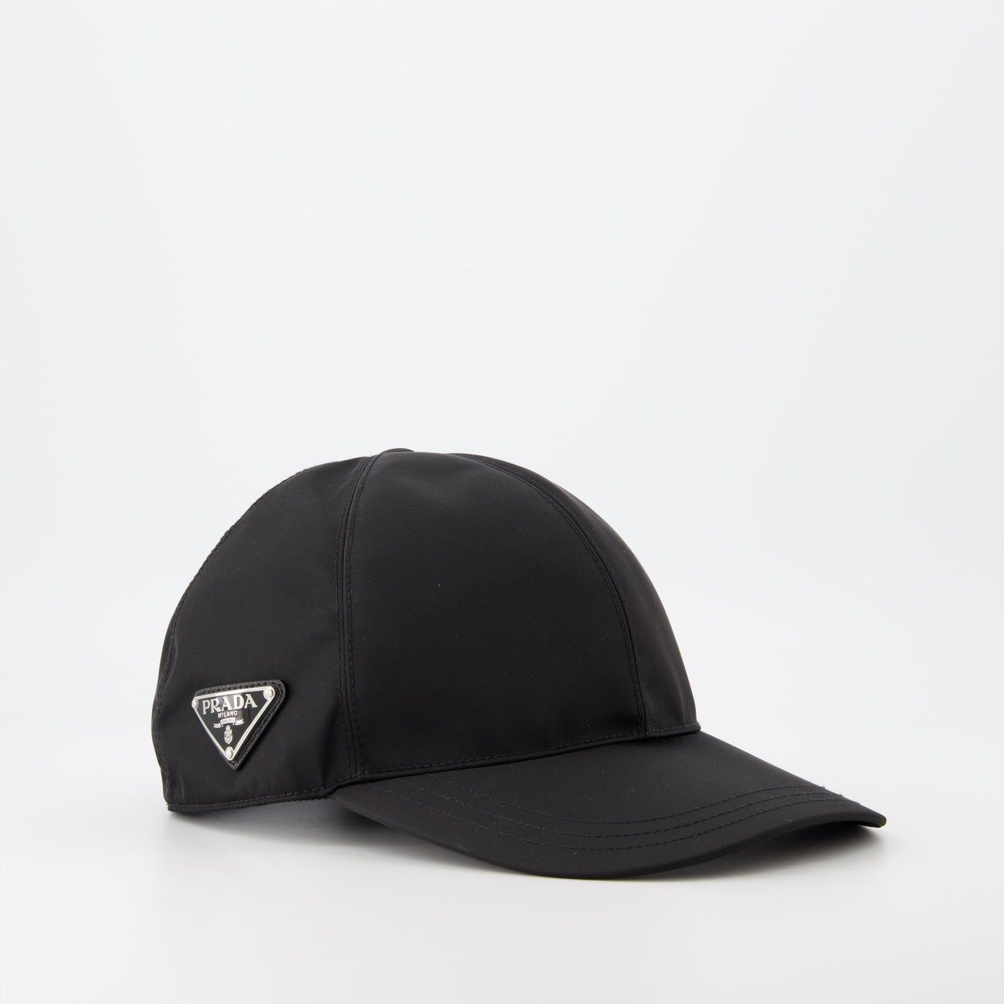 Prada cap, Re-Nylon cap, black cap, sustainable fashion, men’s cap