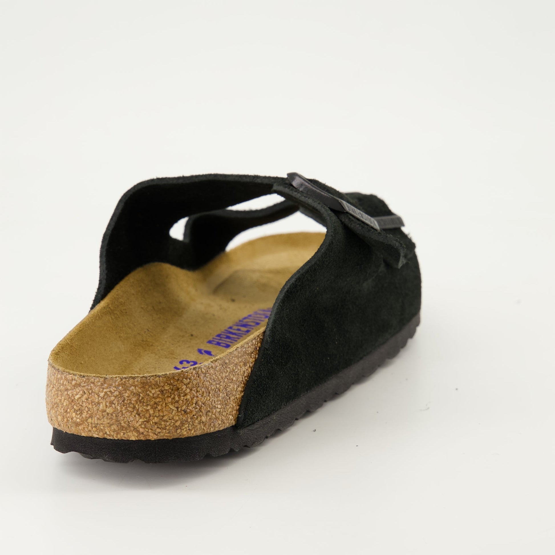 Black Suede Sandals, Elegant Footwear, Luxury Sandals, Autumn-Winter Collection, Comfortable Sole