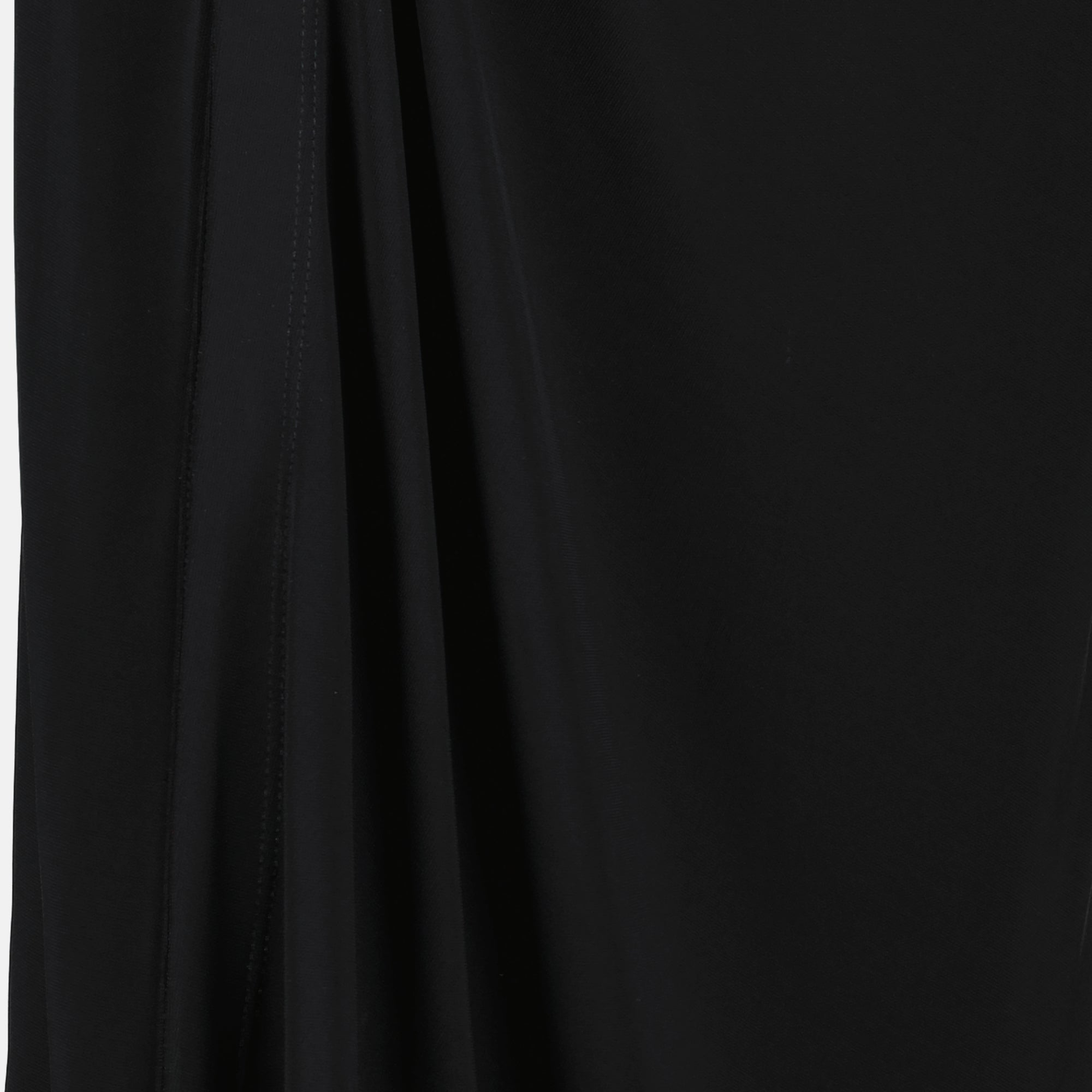 Rabanne dress, draped viscose dress, asymmetrical design, black dress, Autumn-Winter 2025