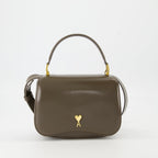 Bild von Sac Top Handle Paris Marron von Ami PARIS für Unisex - Saison Herbst-Winter 2025 - Vorderansicht