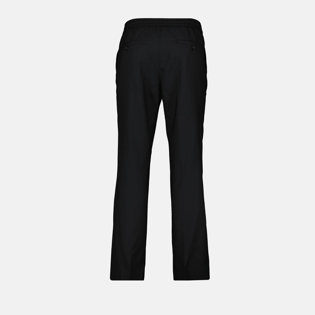 Pantaloni in Lana Nera