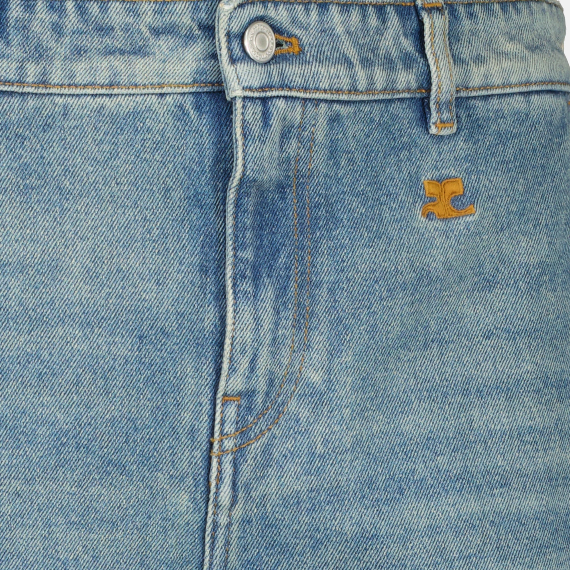 Image of Hammer Baggy Denim Pants by Courrèges for Men - Season Spring-Summer 2026 - Detail View 2