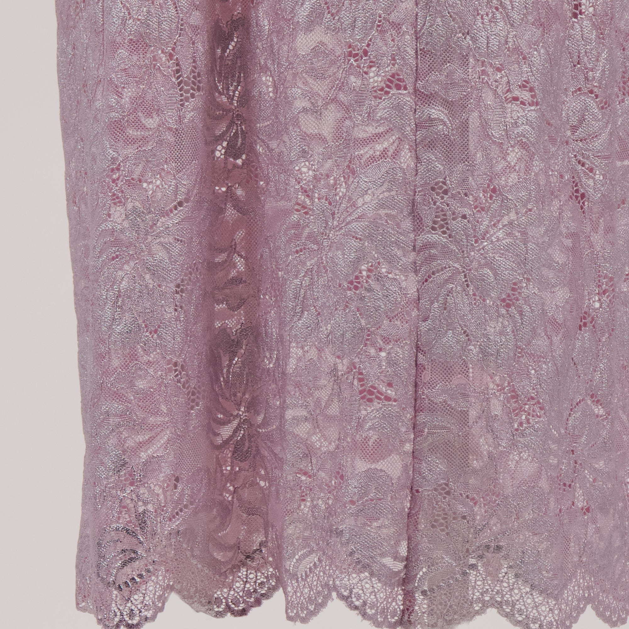 Image of Silver Lace Pink Dress by Rabanne for Women - Season Spring-Summer 2025 - Detail View 8