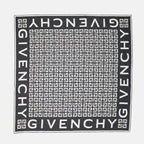 Givenchy scarf, silk scarf, 4G motif, designer accessories, luxury scarf
